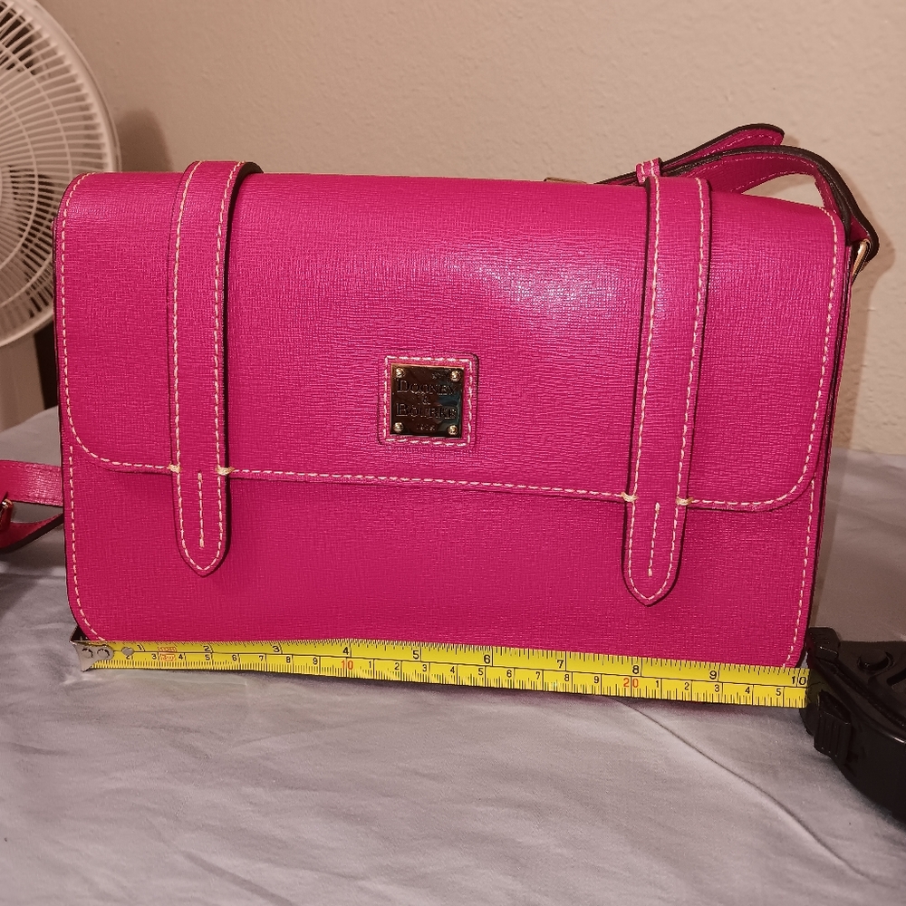 Dooney & Bourke Pink Crossbody Bag saffiano leather great condition